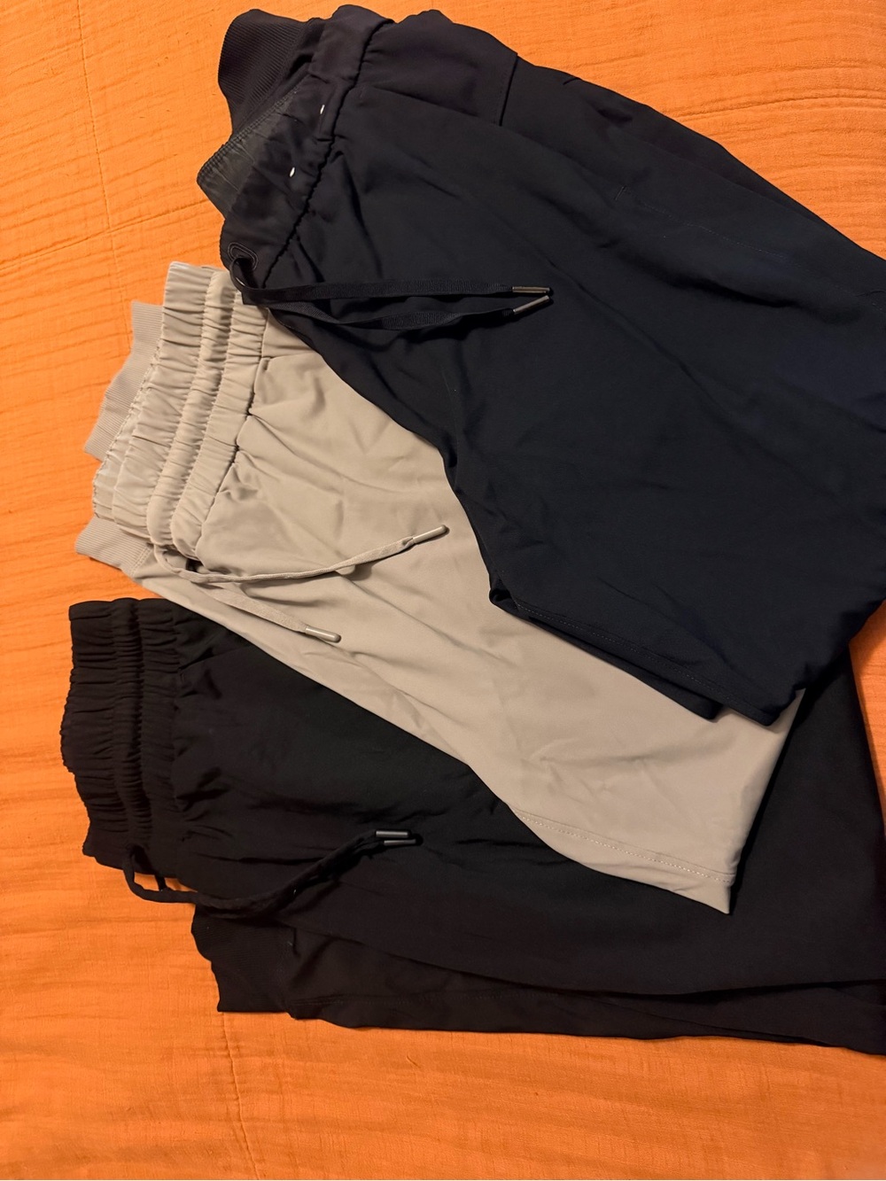 Everyday Stretch Track Joggers - Black & Gray